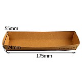 (드림)꼬치종이트레이KS-28(100ea)(175*55*24)